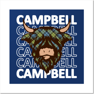 Campbell - Hairy Coo Posters and Art